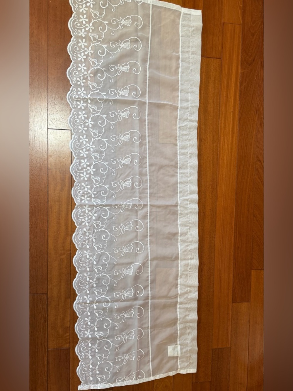 Sheer Valance 53”W X 18L - Made In Turkey